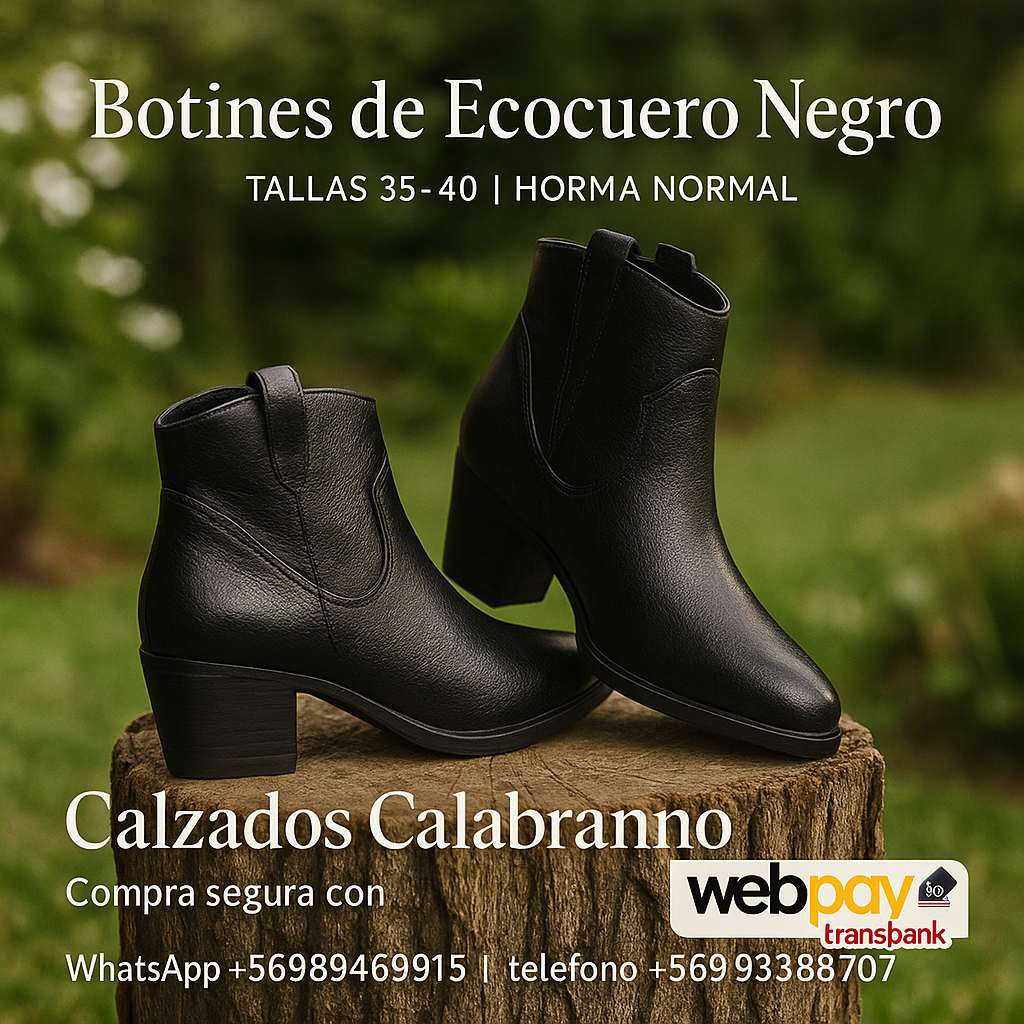 Botines Mujer MidnightRider X – Eco Cuero