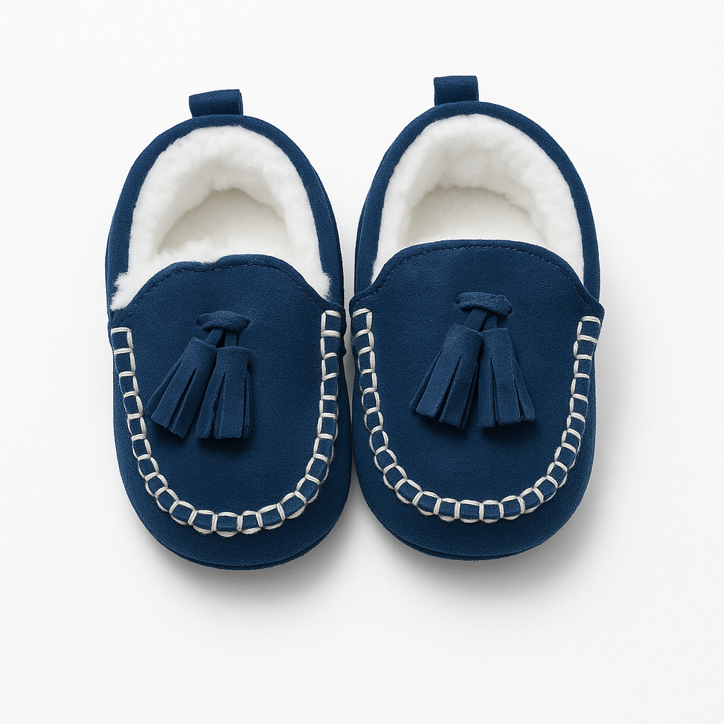 Zapatitos estilo mocasin con chiporro BEBES de 12 a 18 meses