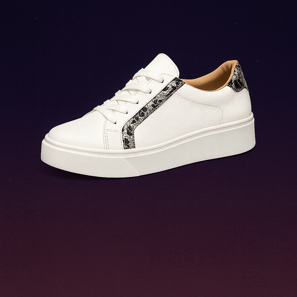 ZAPATILLAS DE CUERO WHITE-JUNGLE