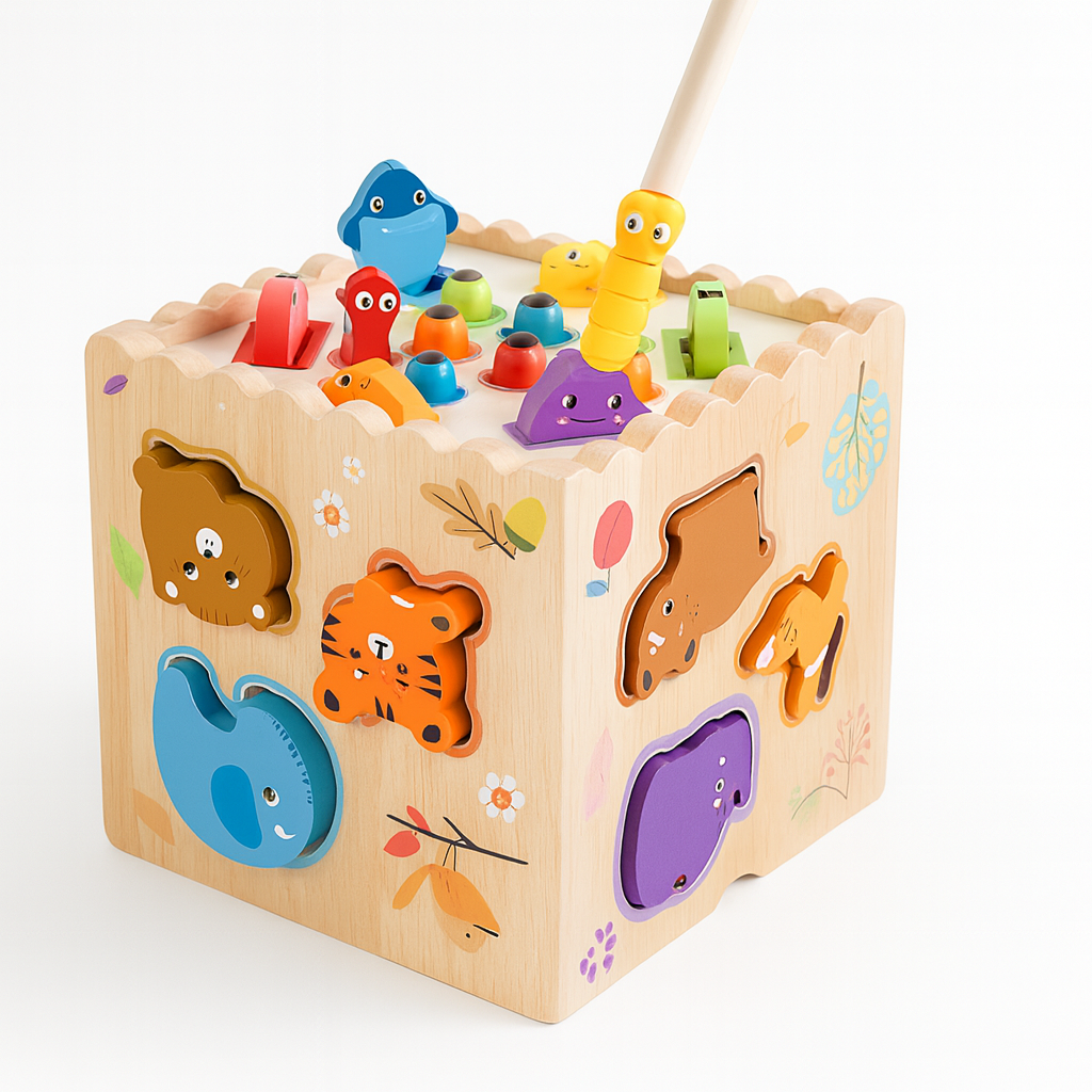 CUBO DIDACTICO PARA BEBÉS DE 1 AÑO EN ADELANTE