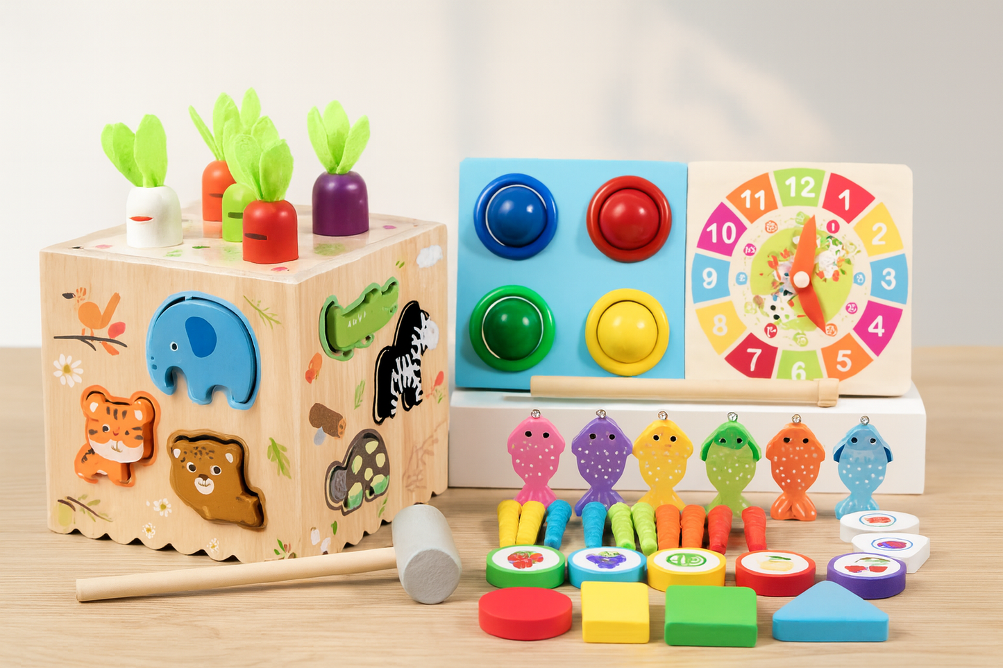 CUBO DIDACTICO PARA BEBÉS DE 1 AÑO EN ADELANTE