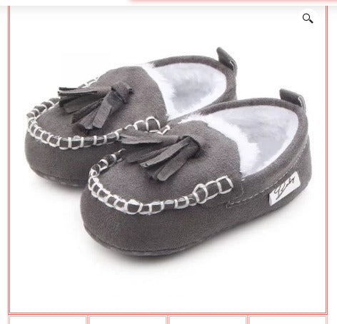 Zapatitos estilo mocasin con chiporro BEBES de 12 a 18 meses