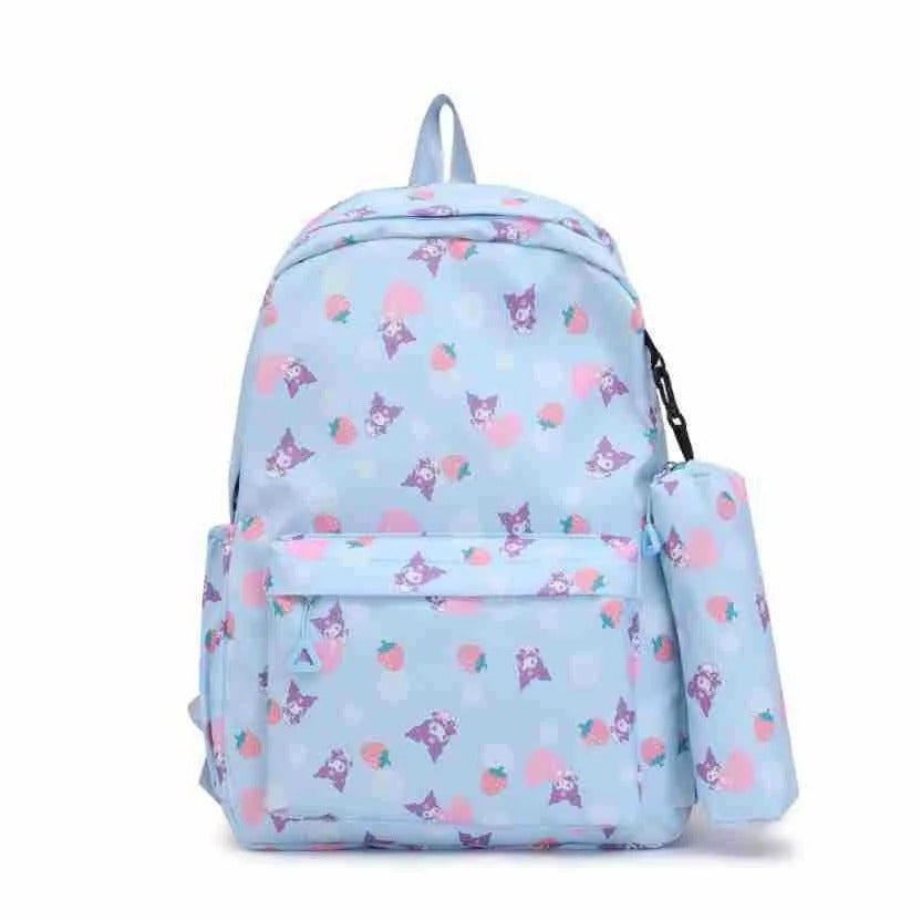 MOCHILA ESCOLAR KUROMI KAWAII