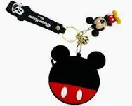 LLAVERO CON MONEDERO DISNEY MINNIE Y MICKEY MOUSE