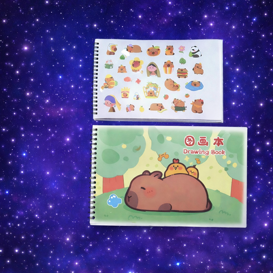 🎨 BLOCK DE DIBUJO KAWAII CON STICKERS