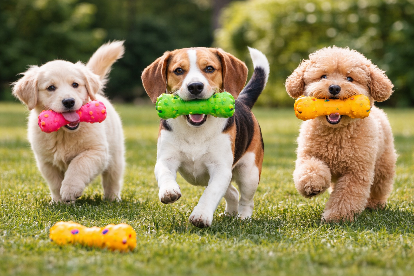 HUESO DE JUGUETE MORDEDOR PARA PERROS