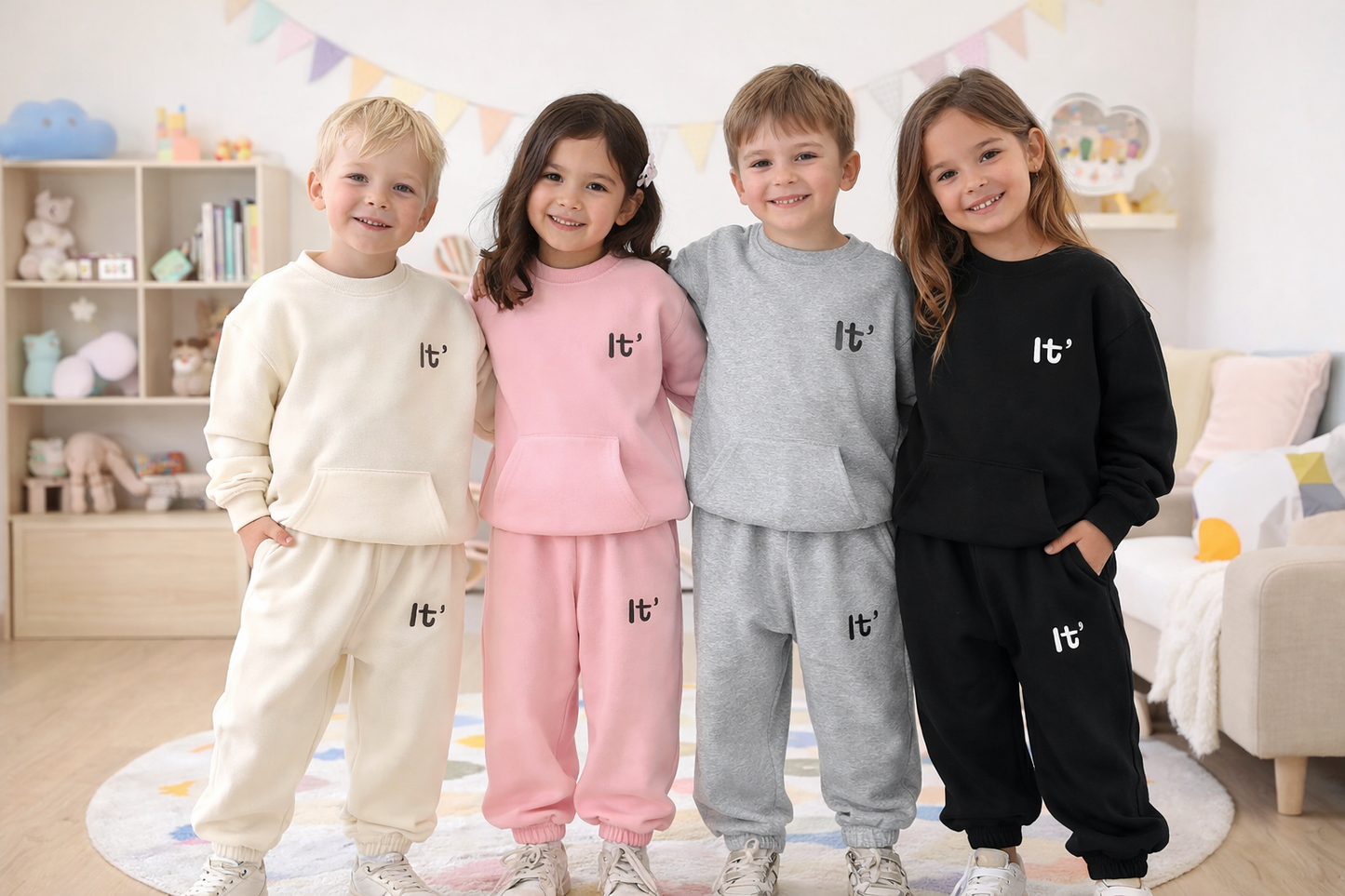 Pantalón de Buzo Infantil de Algodón – Súper Cómodo | Niños 5 a 8 Años