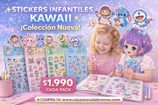 ✨ STICKERS INFANTILES KAWAII – COLECCIÓN NUEVA ✨