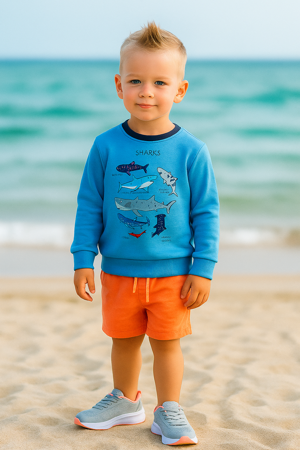 POLERON NIÑO JM SHARK