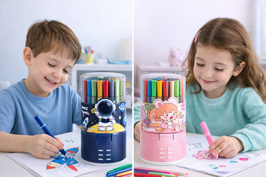 🖍️ Set de Plumones Niños y Niñas – 48 Colores