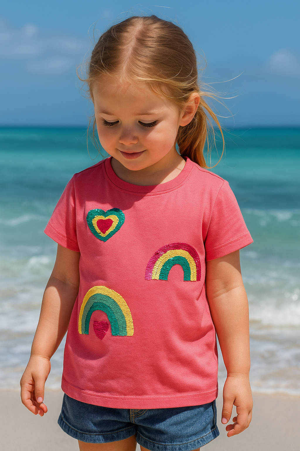 Polera niña  100% ALGODON