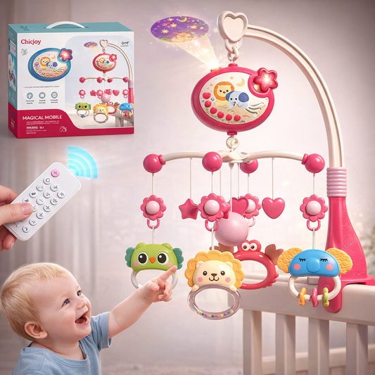 Móvil Giratorio Musical Para Bebé