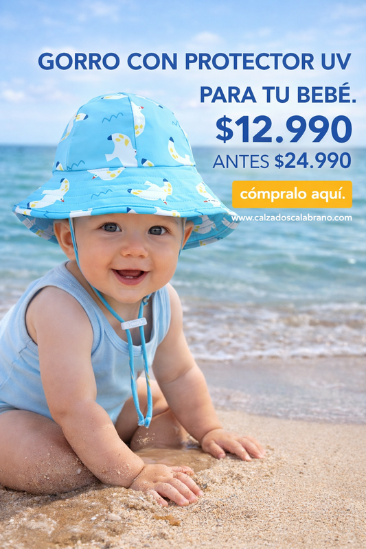 GORRO CON PROTECTOR UV PARA TU BEBÉ