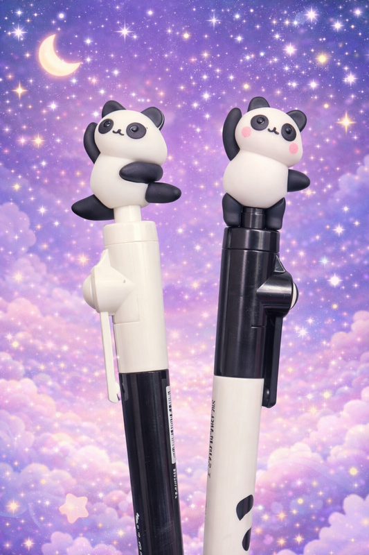 🐼✨ Lápices Panda Kawaii – Escritura Cute con Estilo Galáctico