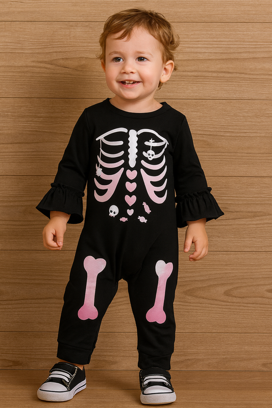 Conjunto de 2 piezas de esqueleto halloween