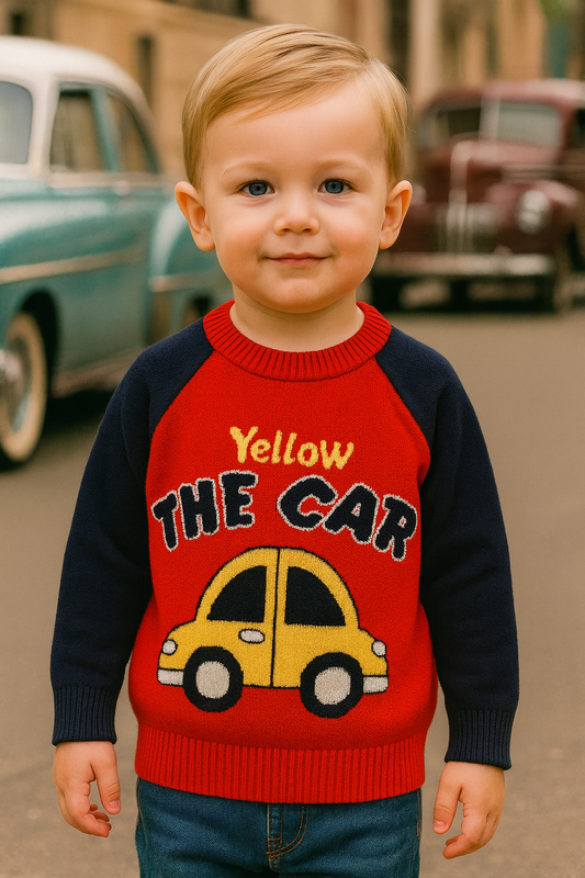 CHALECO NIÑO  YELLOW THE CAR