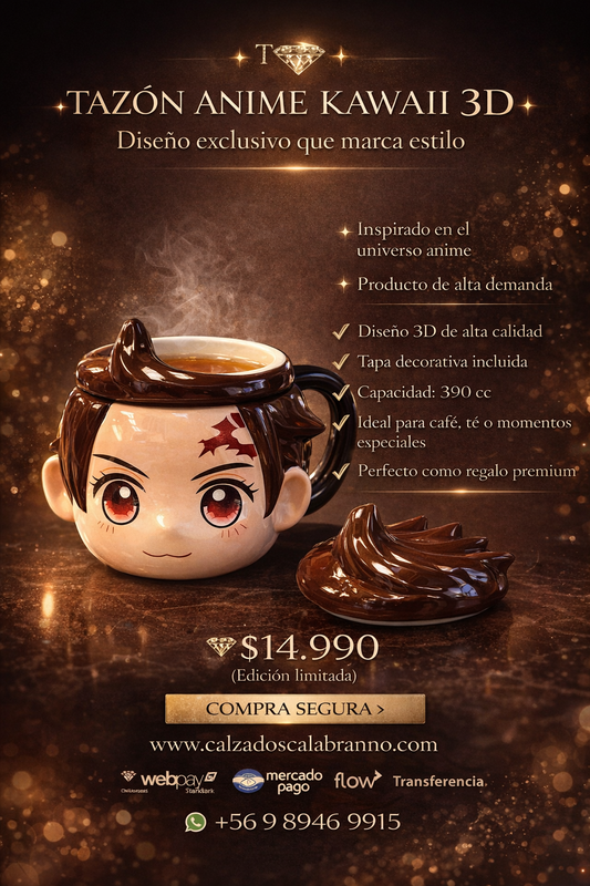 ✨ TAZÓN ANIME 3D ✨ Diseño exclusivo que marca estilo