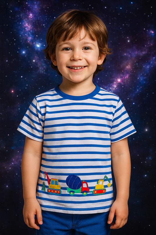 Polera Niño 100%  Algodón Jumping Meters.