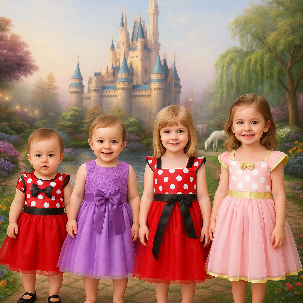 VESTIDOS ESTILO MINNI MOUSE