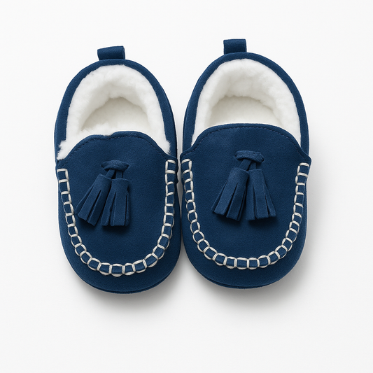 Zapatitos estilo mocasin con chiporro BEBES de 12 a 18 meses