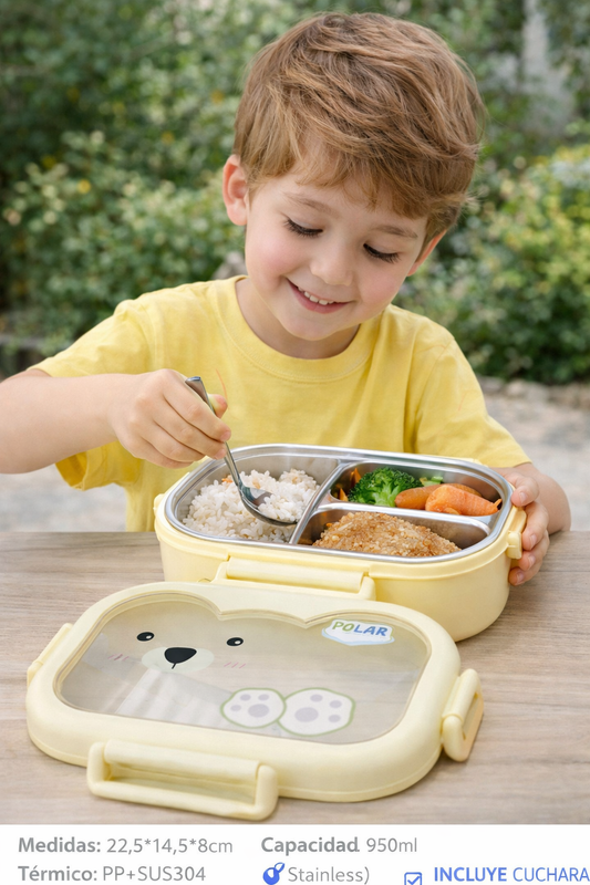 TUPPER TERMICO COLACIÓN NIÑOS Y NIÑAS