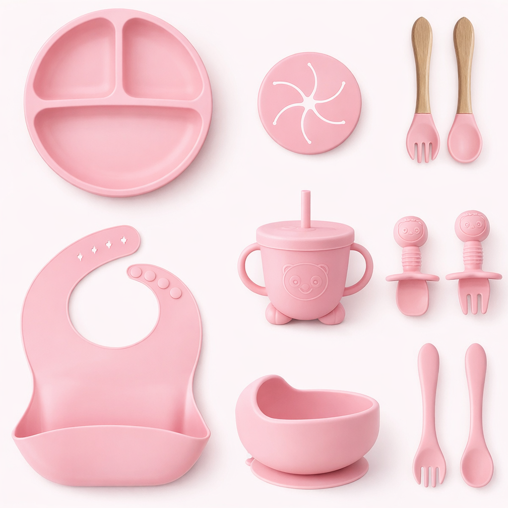 SET DE ALIMENTACION DE SILICONA DE ALTA CALIDAD 11 piezas