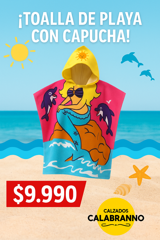 TOALLAS DE PLAYA, PISCINA O BAÑO . CON CAPUCHA