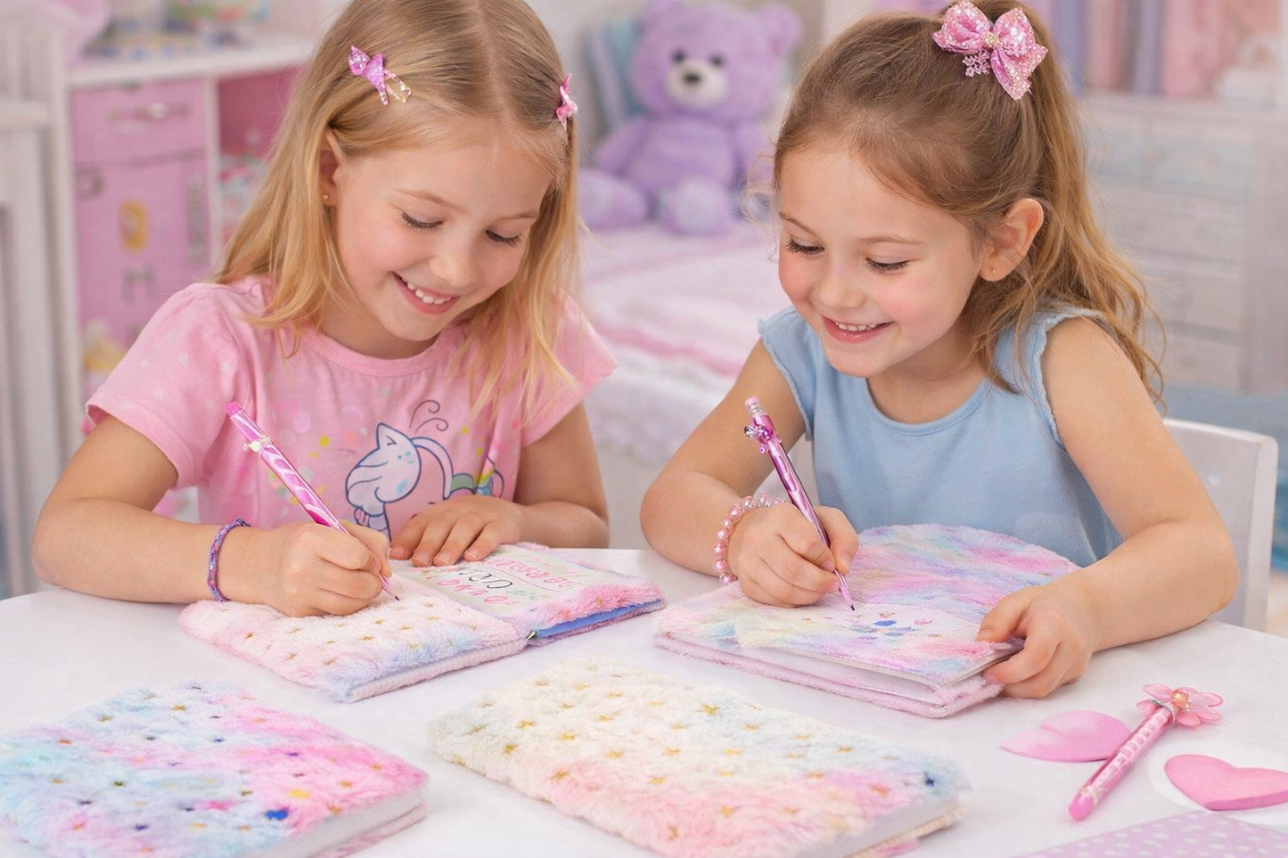 📓 Libretas Kawaii Peluche – Diseños Suaves y Brillantes