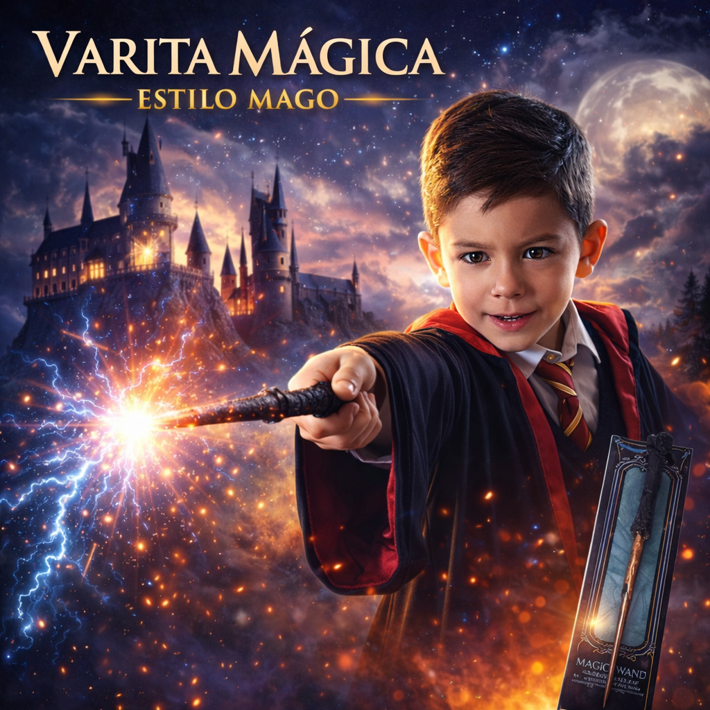 🪄 VARITA MÁGICA ESTILO HARRY POTTER
