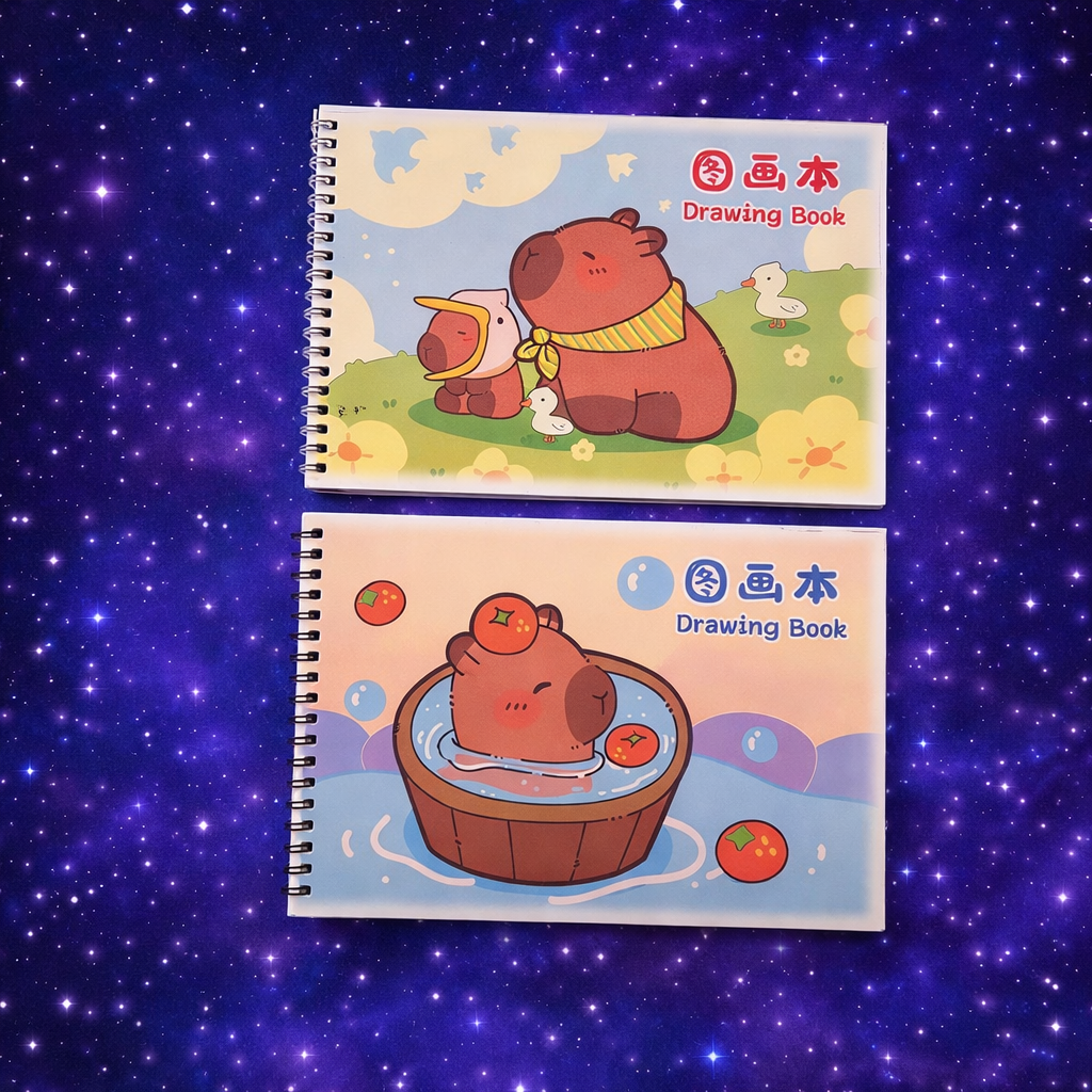 🎨 BLOCK DE DIBUJO KAWAII CON STICKERS