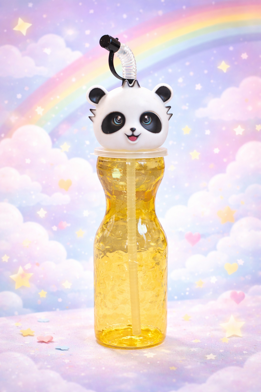 🐼 VASOS PANDA KAWAII CON BOMBILLA