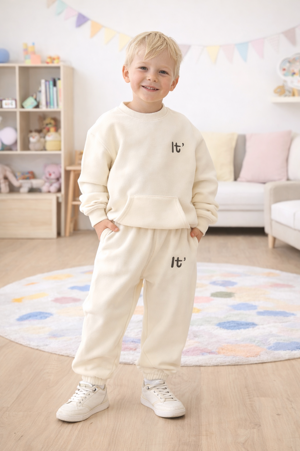 Pantalón de Buzo Infantil de Algodón – Súper Cómodo | Niños 5 a 8 Años