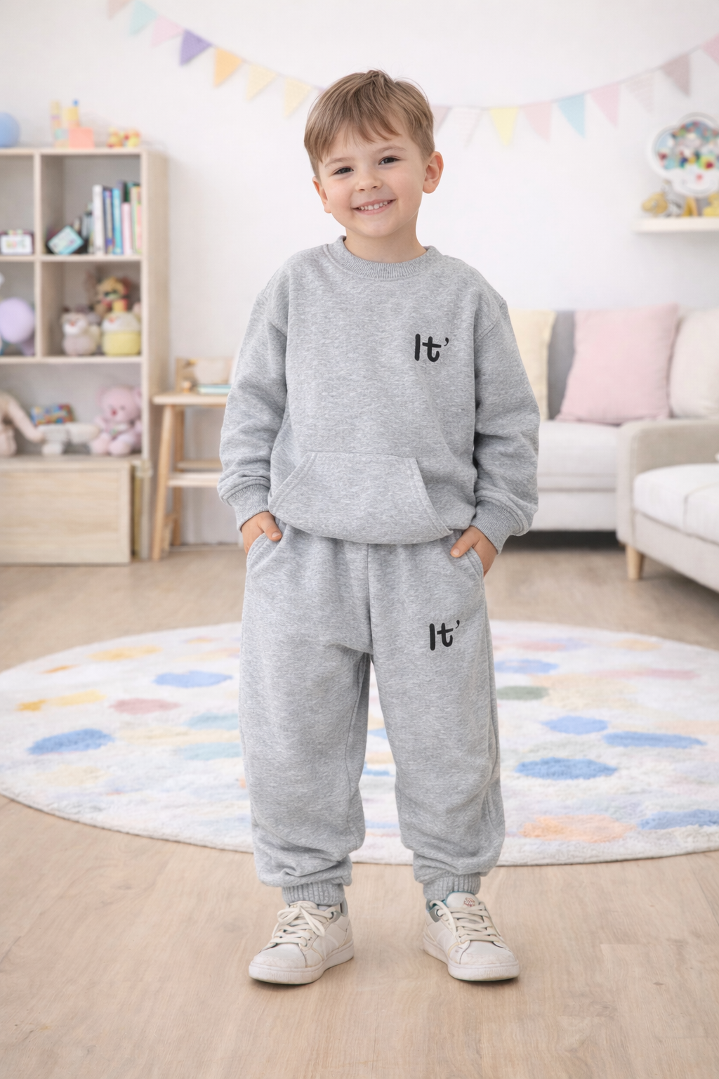 Pantalón de Buzo Infantil de Algodón – Súper Cómodo | Niños 5 a 8 Años