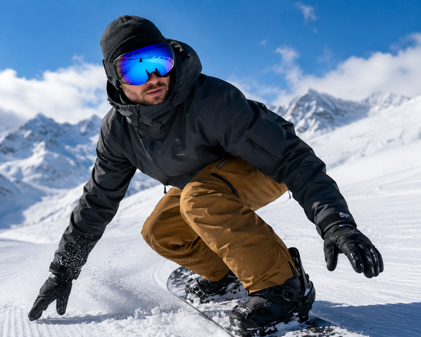 ANTIPARRAS DE ESQUÍ Y DE SNOWBOARD UNISEX DOBLE LENTE ANTIEMPAÑANTE | MÁSCARA DE NIEVE PANORÁMICA UV400