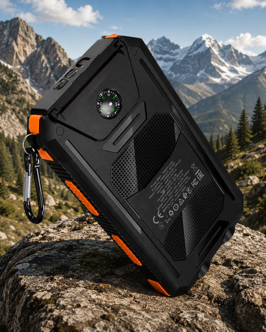 ⚡🔋 POWER BANK MULTIFUNCIONES RECARGABLE  Y SOLAR 8.000 mAh Outdoor