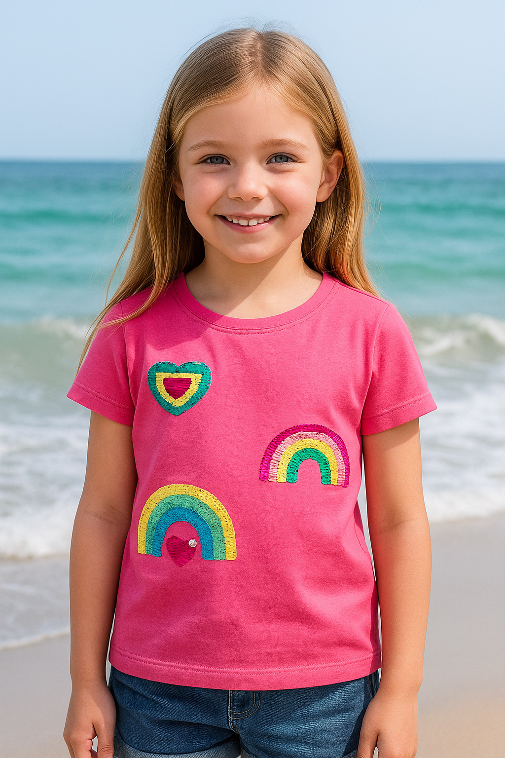 Polera niña  100% ALGODON