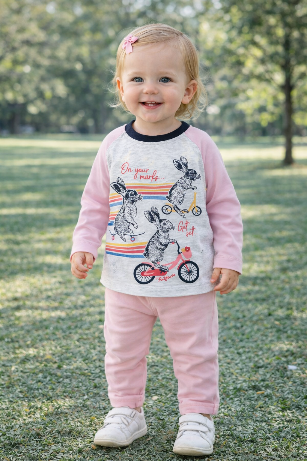 POLERA MANGA LARGA DE ALGODÓN NIÑA
