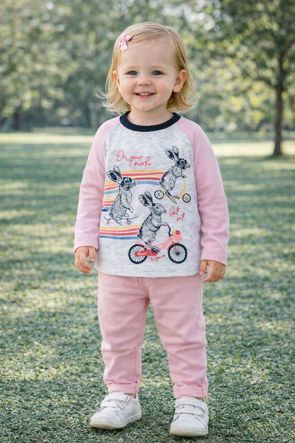 POLERA MANGA LARGA DE ALGODÓN NIÑA
