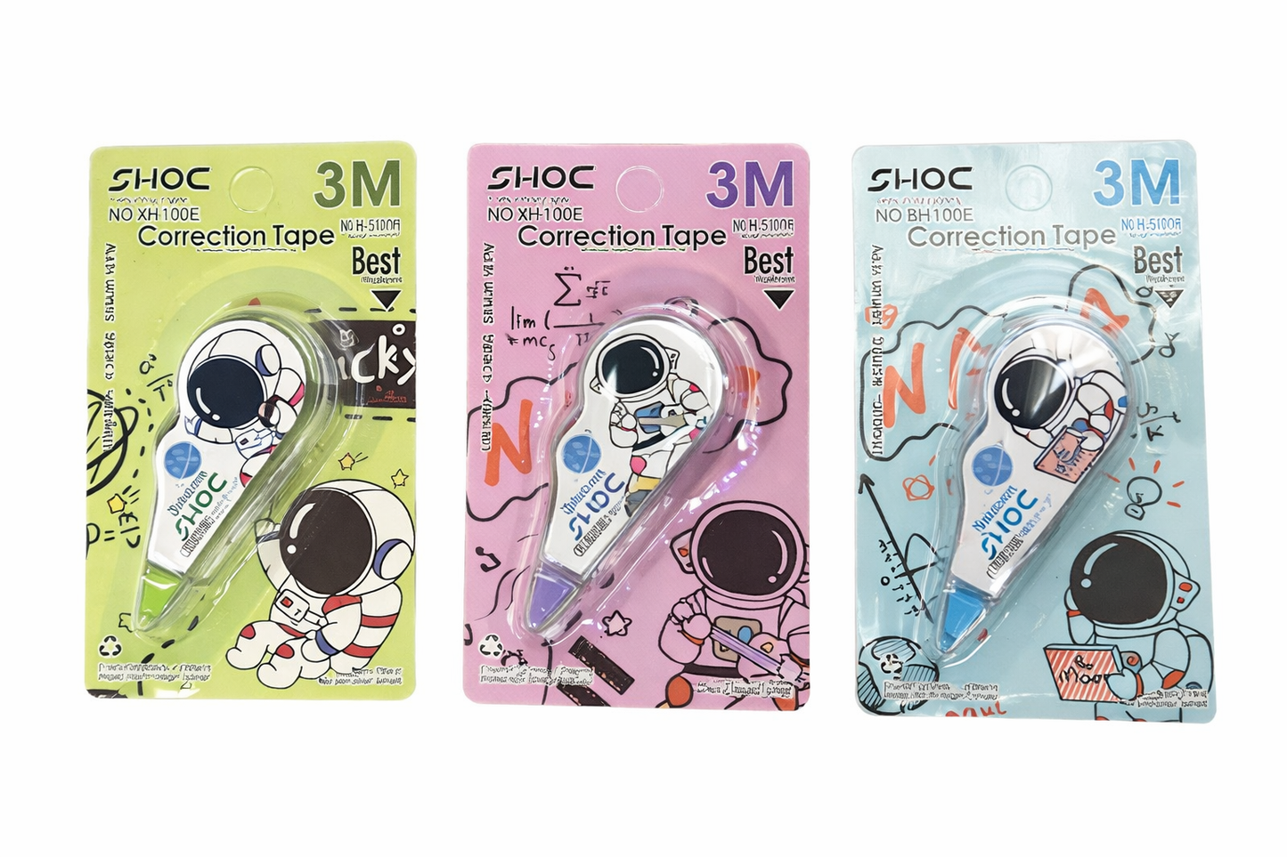 ✏️ CORRECTOR DE CINTA ASTRONAUTA KAWAII 🚀