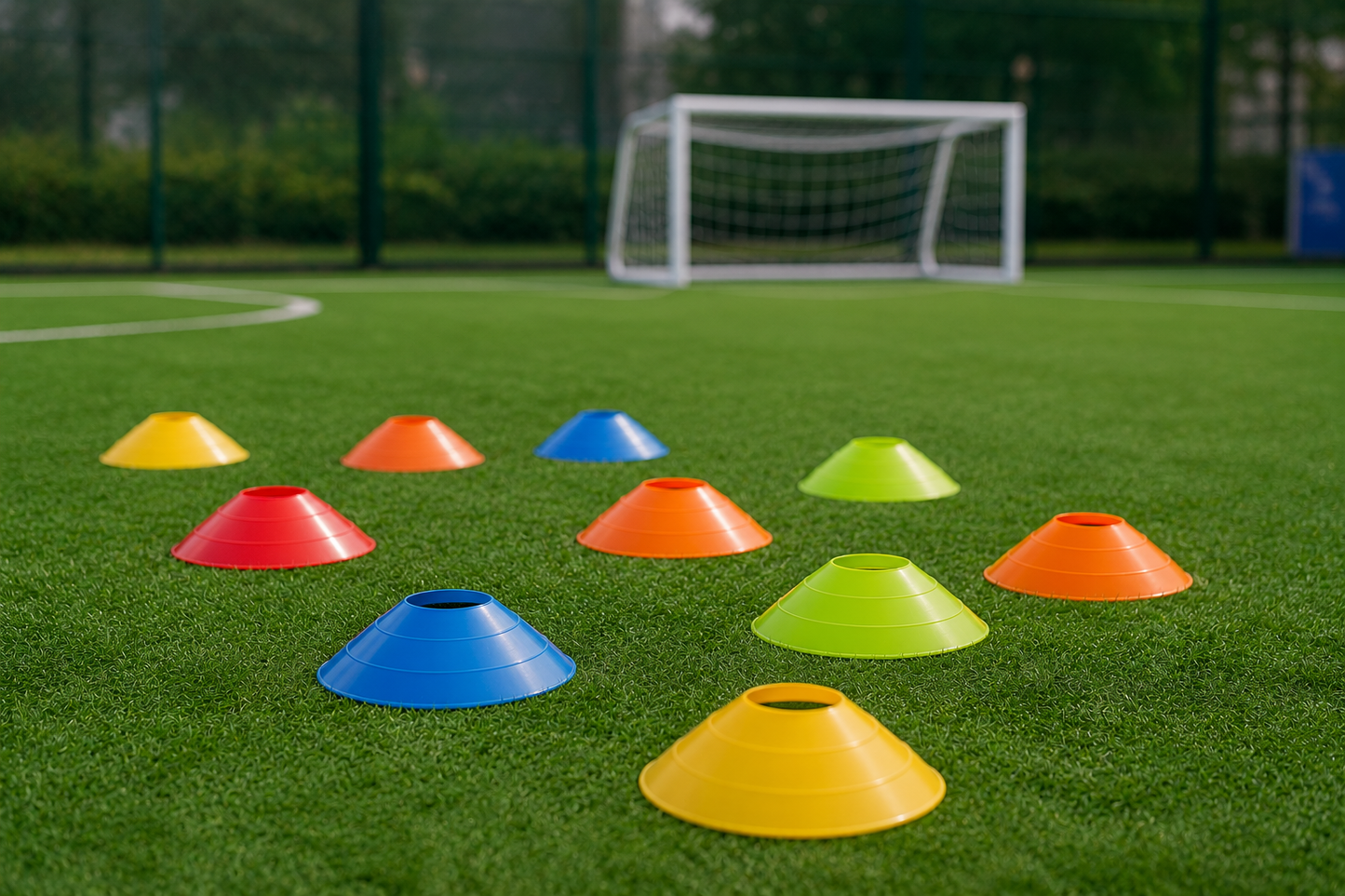 Pack de 10 Conos tipo Lentejas  para Entrenamiento de Agilidad | Fútbol y Deportes