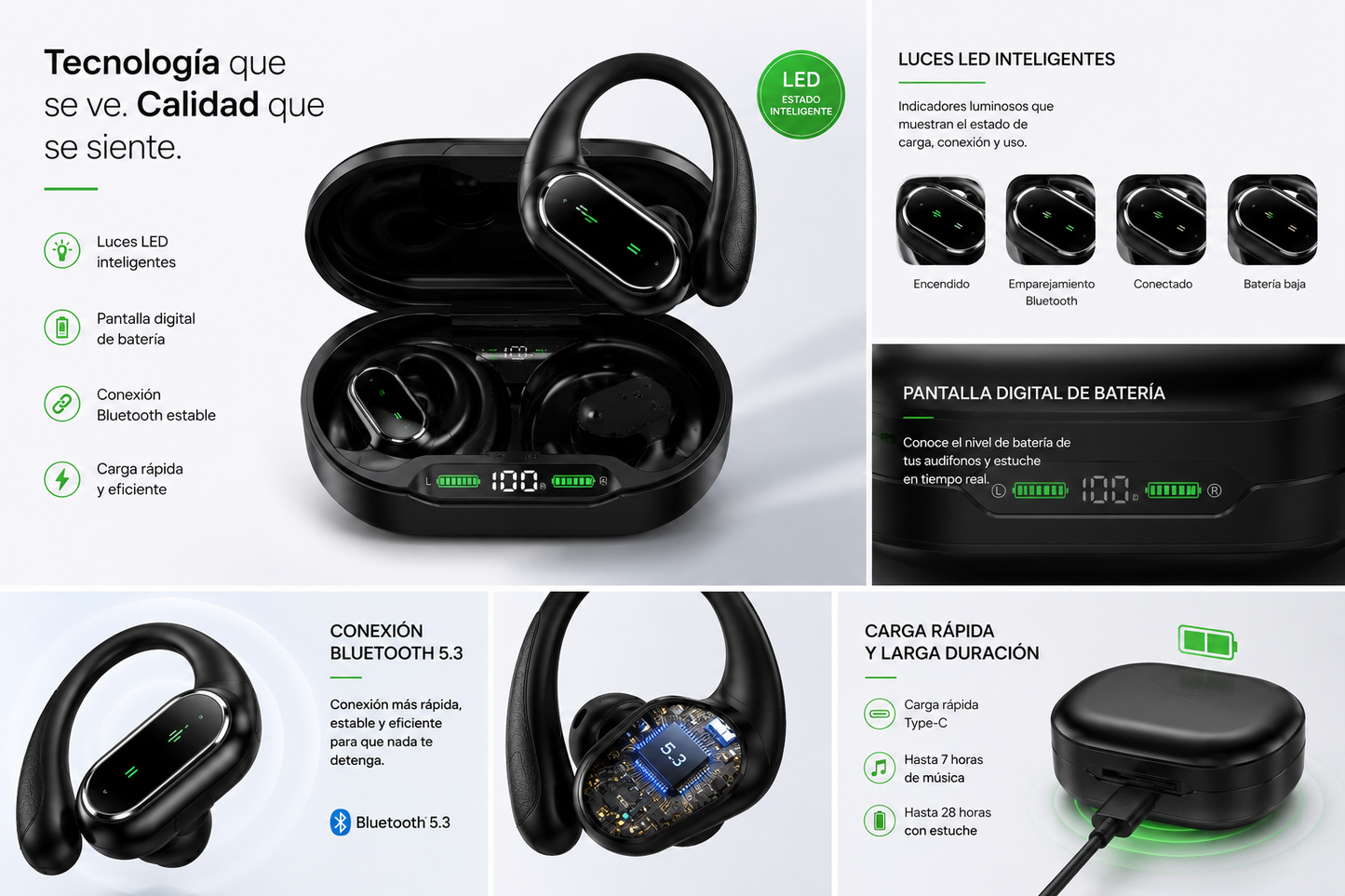 AURICULARES DEPORTIVOS HOCO EQ29 SONIDO POTENTE Y COMODIDAD PARA TODO MOMENTO