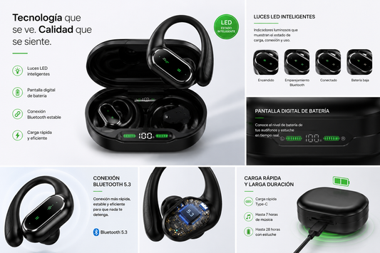 AURICULARES DEPORTIVOS HOCO EQ29 SONIDO POTENTE Y COMODIDAD PARA TODO MOMENTO