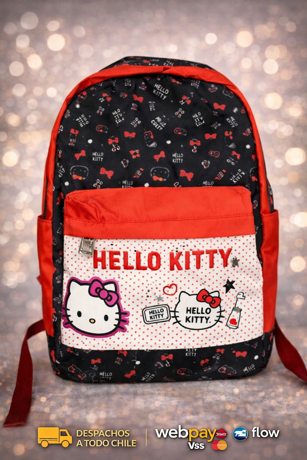 🎀 Mochilas Kawaii Hello Kitty Escolares 💕