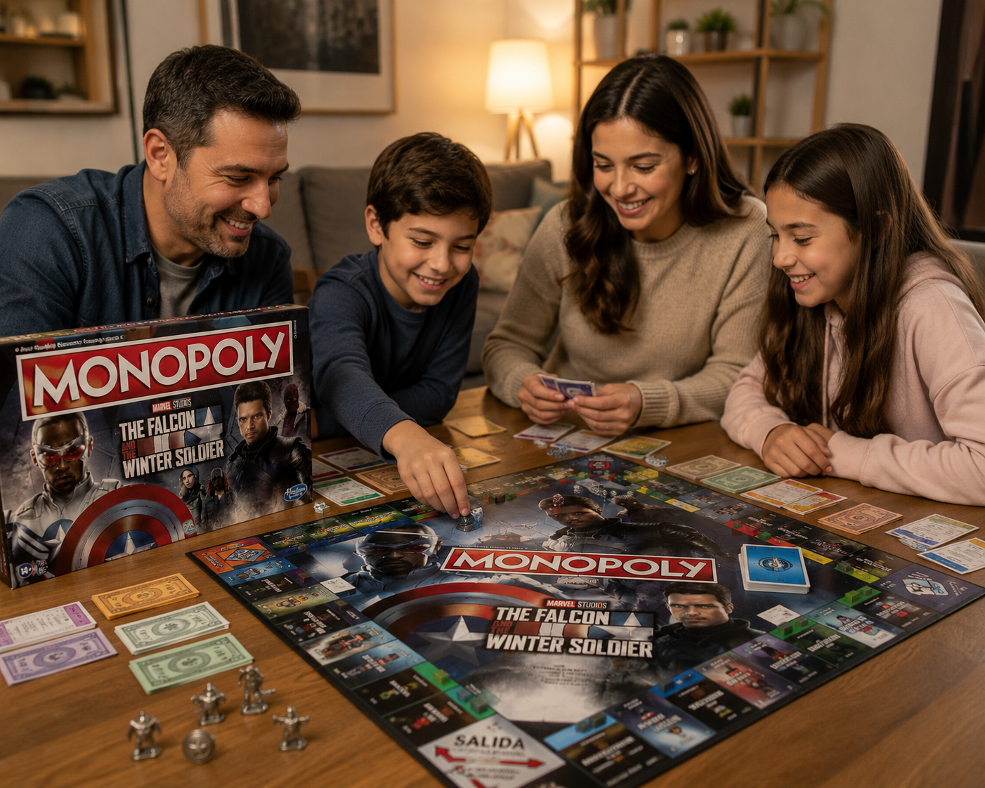 MONOPOLY MARVEL FALCON & WINTER SOLDIER EDICIÓN ESPECIAL