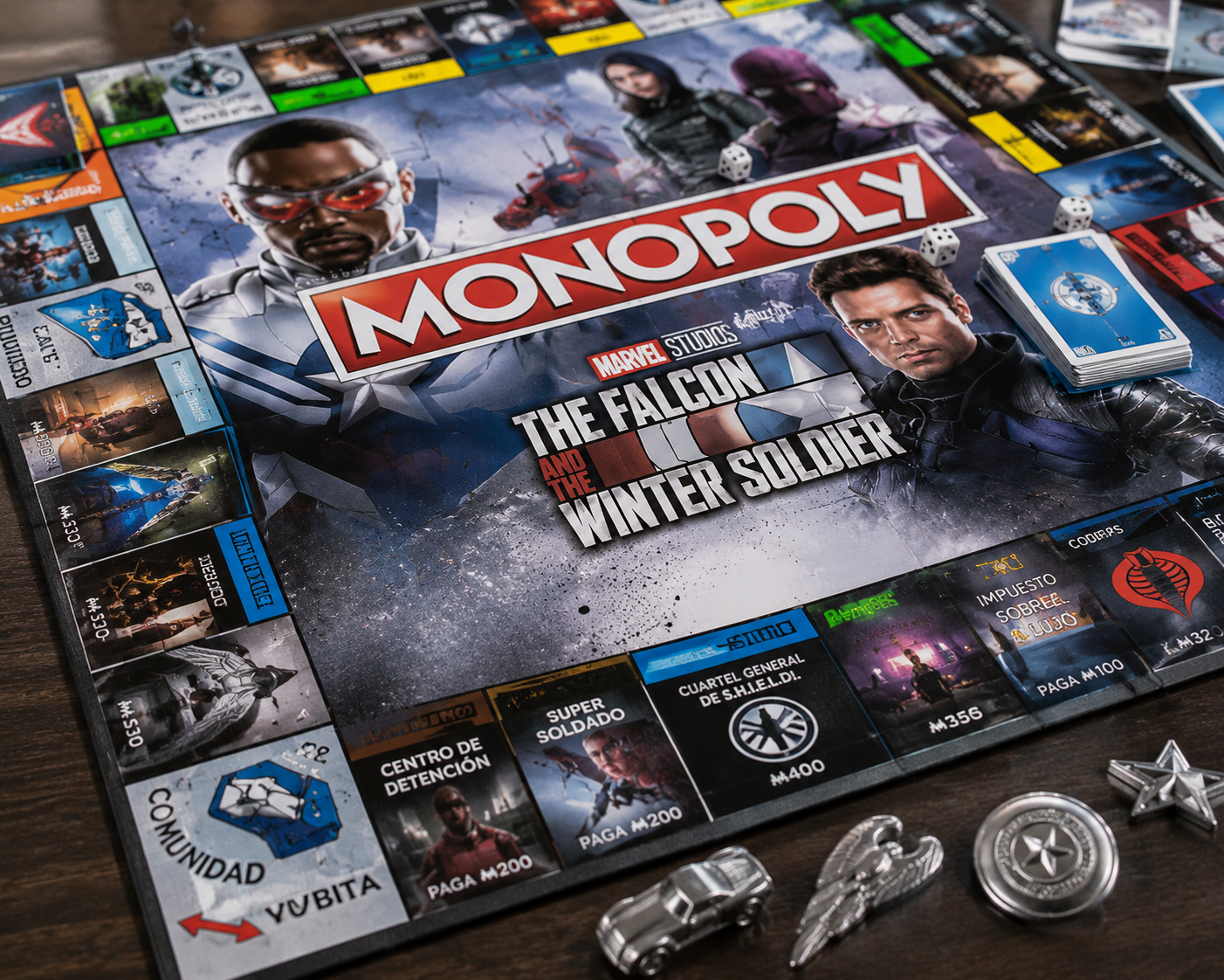 MONOPOLY MARVEL FALCON & WINTER SOLDIER EDICIÓN ESPECIAL