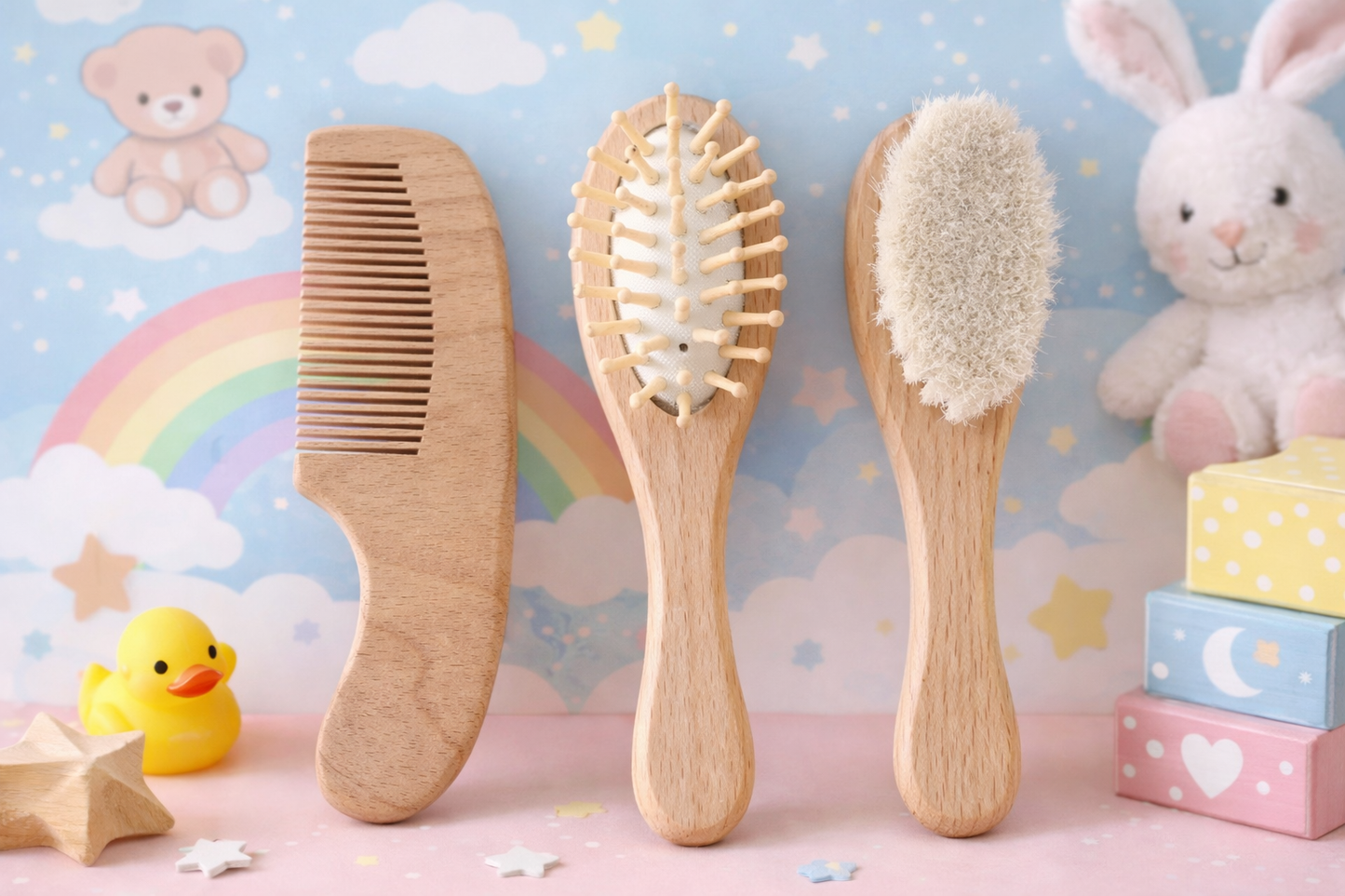 KIT DE CEPILLOS PARA TU BEBE