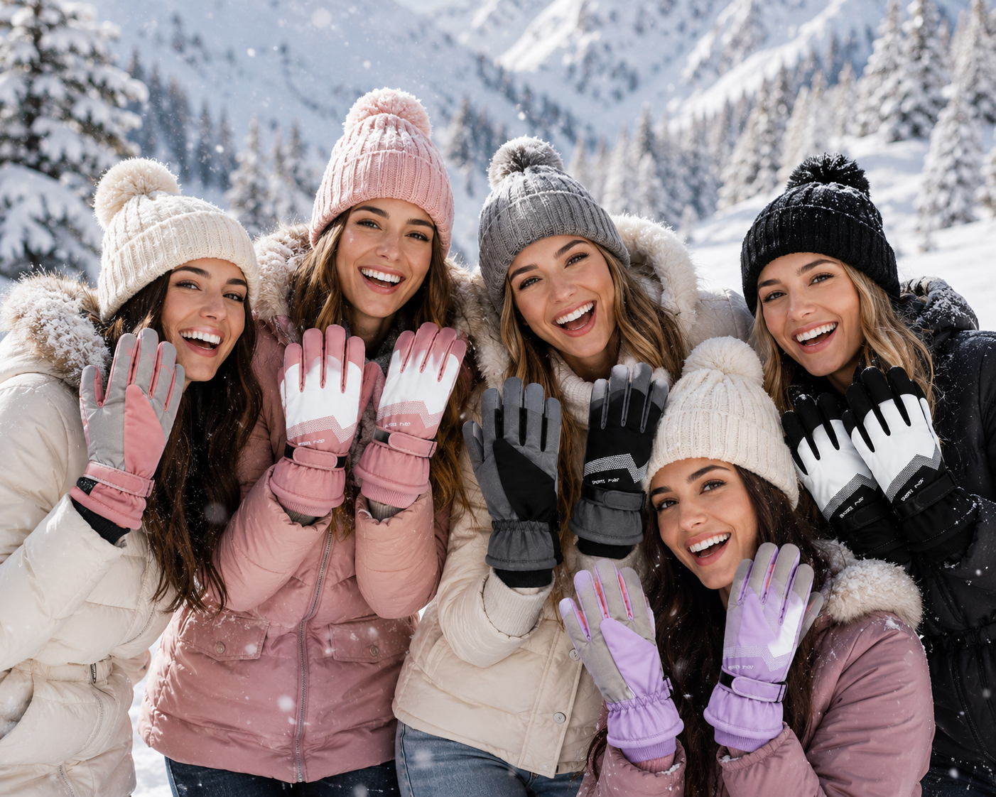 ❄️🧤 GUANTES MUJER PARA NIEVE TÉRMICOS IMPERMEABLES CALABRANNO 🧤❄️