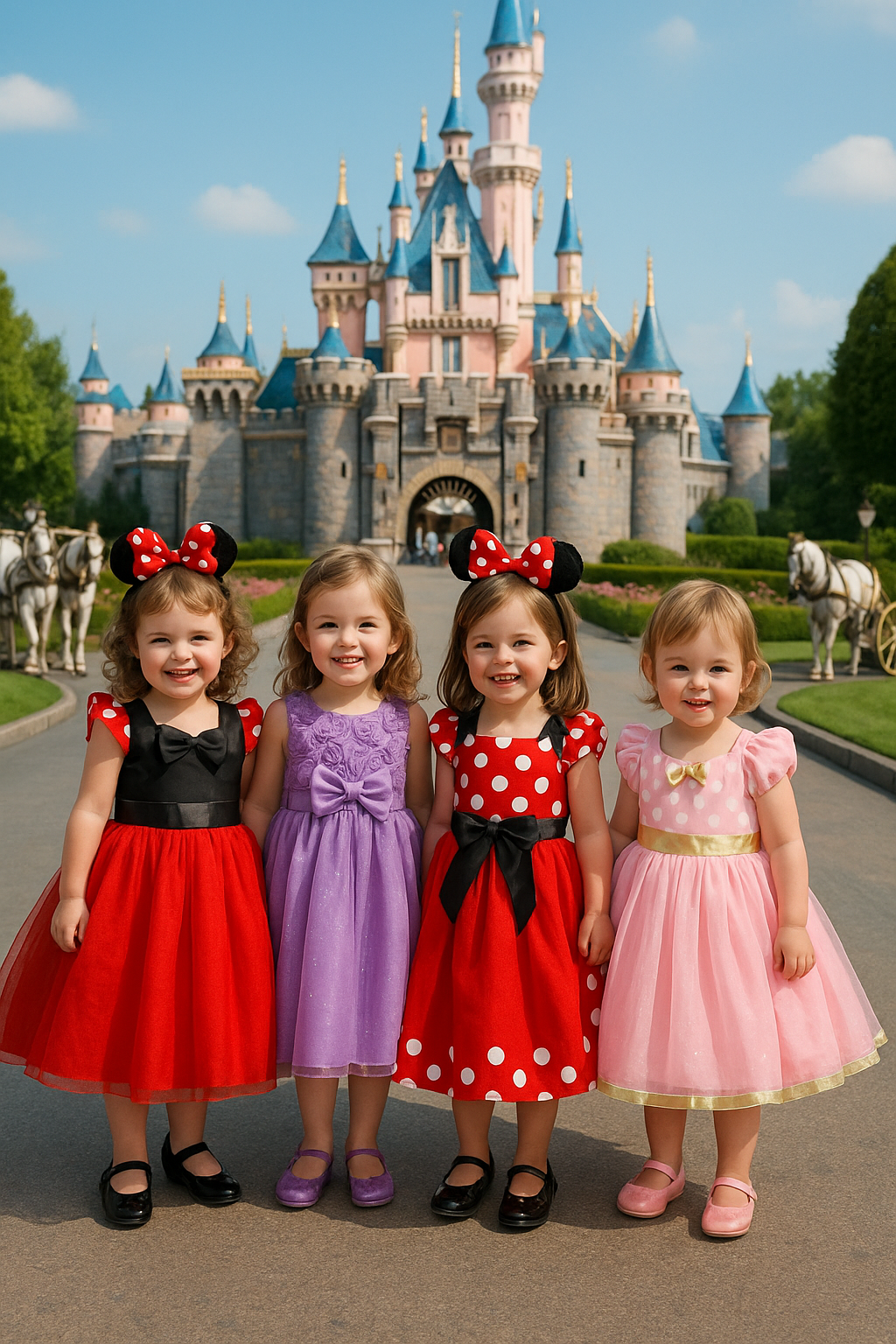 VESTIDOS ESTILO MINNI MOUSE