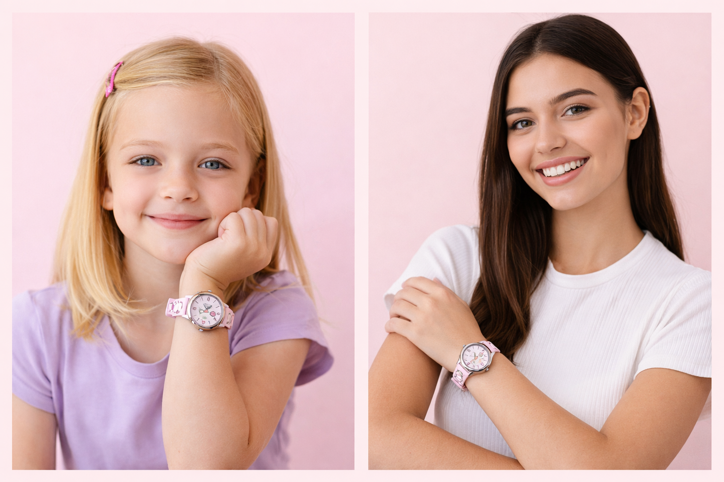 RELOJ ANALOGICO DE PULSERA ESTILO HELLO KITTY