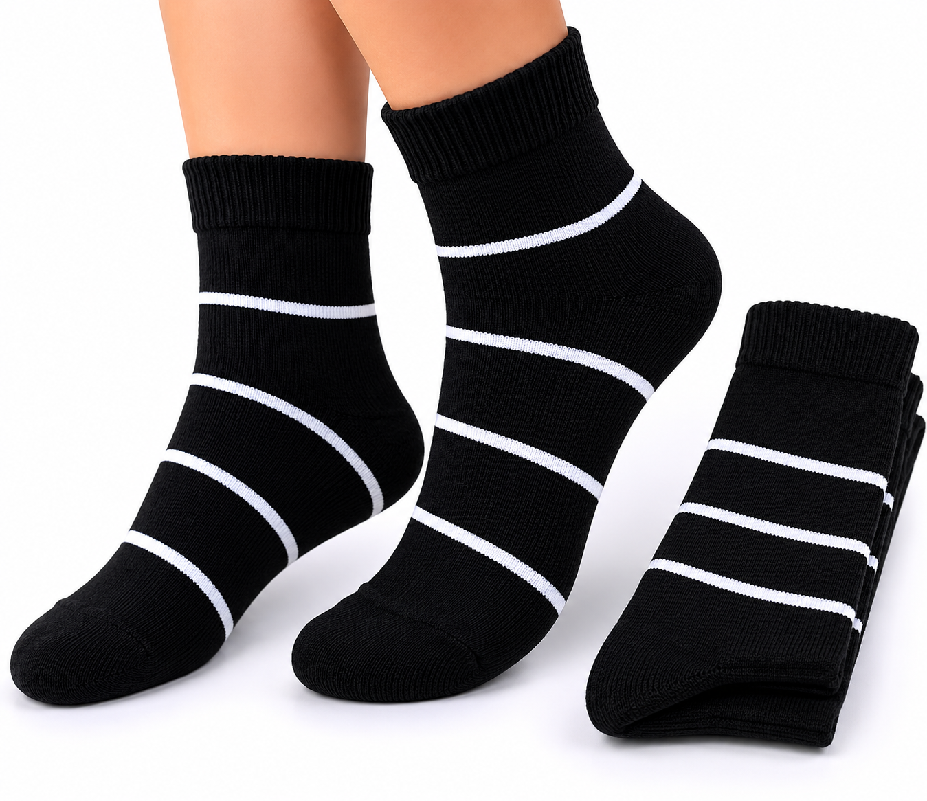CALCETINES PARA DIABETES MUJER TALLA 34 A 40 | SUAVES Y CÓMODOS SIN COSTURAS MOLESTAS